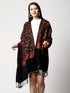 Women's Aari Embroidery Wool Stole